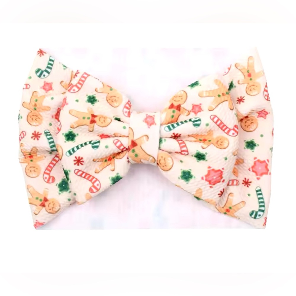 Festive Gingerbread Bow for Kids